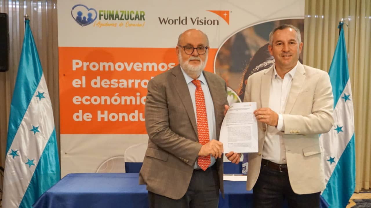 FUNAZUCAR y World Vision Honduras unen esfuerzos para contribuir con el desarrollo de comunidades azucareras.